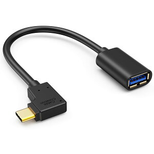 Type C to USB 3.0A_v^,CableCreation БL^ 90x USB 3.1 to USB 3.0 A OTGP[u Oculus Quest LinkAiPhone 15AiPhone15Pro MaxɑΉ ubN 0.15m