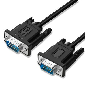 SHULIANCABLE �f�B�X�v���[�P�[�u�� VGA�P�[�u��D-Sub 15pin �I�X-D-Sub 15pin �I�X 1080P �f�B�X�v���C�A�e���r �f�A�v���W�F�N�^�[�AHDTV���ɓK�p (2M)