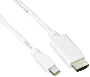 GR Mini DisplayPort (IX) - HDMI (IX) ϊP[u 1m zCg AD-MDPHDMI10WH