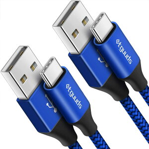 USB Type C P[uy0.9m 2{zetguuds 3A }[d QC3.0 USB C ^Cvc P[u f[^] ϋviC [dR[h ^Cvc Galaxy S20 S10 S9 A20 A21 A30 A32 A40, Note8/9/10, Xperia XZ2 XZ, LGG5 G6, GoProHero 5