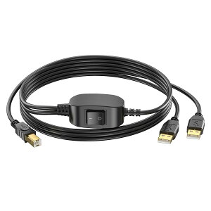 LBSC 2-in-One�v�����^�P�[�u��2.5 mUSB�v�����^�P�[�u���AUSB-B�I�X����f���A��USB�I�X��Y�P�[�u���̓v�����^�A�X�L���i�A�t�@�N�V�~���A��葽����USB Type-B�f�o�C�X�ƌ݊���������