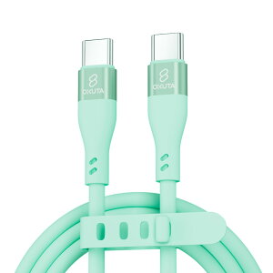 USB-C & USB-C P[u ܂ȂP[u 65W oht USB PDΉ VRfލ̗p Galaxy iPad Pro MacBook Pro/Air eΉ