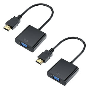 HDMIVGA ϊ A_v^[ 2 HDMI to VGAiD-SUB 15sjϊ P[u IXX ϊ RlN^[ 1080P 60Hz m[gp\R/fXNgbvp\R/vWFN^/fBXvC/TV/DVD/HDTVȂǂɑ