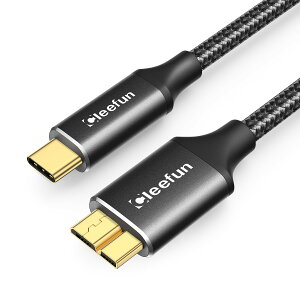CLEEFUN USB C to Micro B P[u 1m USB 3.1 10Gbps f[^] Type C to Micro B ϊP[u USB C OthddP[u }CNBϊP[u OtHDD/SSD n[hhCu/Macbook(Pro)/JȂǂɑΉ