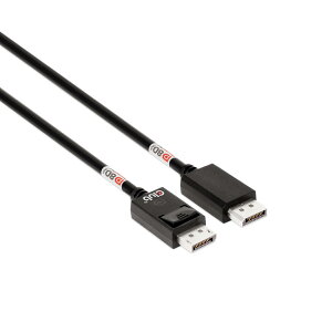Club3D DisplayPort 2.1 双方向 80Gbps 4K240Hz 8K60Hz 10K60Hz VESA DP80認証ケーブル 1.6m (CAC-1092)
