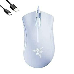 yCU[zRazer DEATHADDER ESSENTIAL LQ[~O}EX 6,400 DPI 5{^ ϋv + LafLife IWi USBP[u Zbg White [sAi]