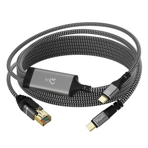 USB-C LLanP[u 3M USB3.1 Type-C ϊC[TlbgP[u 100W}[d 26AWG ^CvC lbg[NP[u MKrbgC^[lbgϊP[u MacBook Pro/AirAiPadAPS5AChromebookAiPh