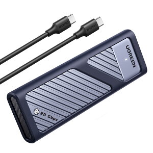 UGREEN M.2 SSD OtP[X M.2 SSD P[X yUSB 3.2 Gen 2×2z 20Gbps] NVME/SATAΉ 8TBeʑΉ m.2 n[hfBXNP[X NVMe SATA M-Key/M+B Key SSD 2230/2242/2260/2280p A~ M`V[gt