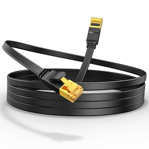 UGREEN LAN�P�[�u�� CAT7 20M �t���b�g 10Gbps/600MHz �J�e�S���[7 CAT7���� RJ45 �����b�L�R�l�N�^ STP �ܐ܂�h�~ ���� �V�[���h ���f�� ���[�^ PS3 PS4 Xbox���ɑΉ�
