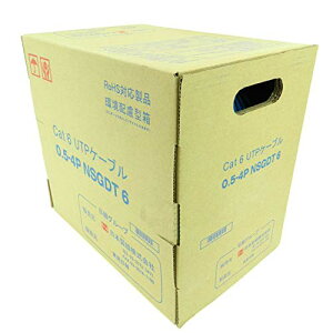 ���{���� Cat6 LAN�P�[�u���i300m�����j NSGDT6 0.5mm-4P ��