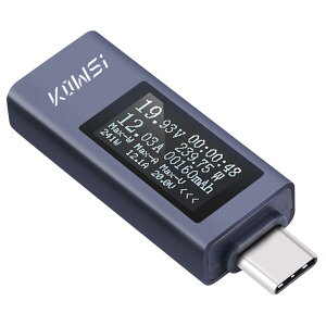 Aideepen 240W Type-C `FbJ[ Type-C eX^[ USB C `FbJ[ eX^[d`FbJ[ P[u`FbJ[ d͌v USB C dd`FbJ[ 0.77C`OLED HDfBXvC odeXg@\