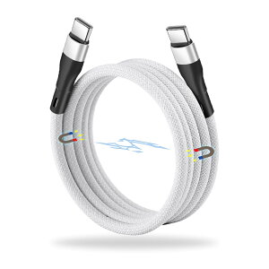 FGY [dP[u C[P[u }Olbg[dP[u  USB Type-A USB-C Type-C }[d PD60W ^CvC Cz iCO҂ (Type CtoC 1m, White)