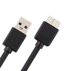 SZSL USB3.0 P[u USB-AIX to MicroBIX n[hfBXNP[u Micro B P[u f[^]Ƌ}[d OtHDD/SSD/n[hhCu/Blu-ray/BDhCu/fWJȂǑΉ ubN (0.5m)