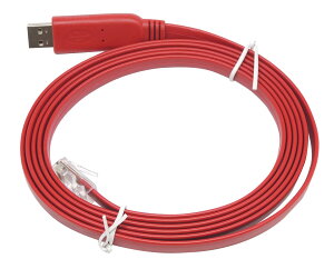 KAUMO CONSOLE(RJ45) USB�ϊ� �R���\�[���P�[�u�� (���b�h 2.0m FTDI�`�b�v)