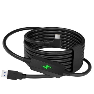 Hirameki 5M NP[u Meta Quest3 Oculus Quest1/2ANZTƌ݊ USB-A 3.2 & Type C 5Gbpsf[^] P[u Q[PC/Steam VRpiubNj