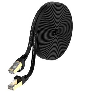 Lovicool CAT8 LANP[u 20m JeS[8  tbg^CvP[u Llan RJ45bLRlN^ c܂h~ C[TlbgP[u PC f ?[^[ PS3 PS4 XboxɑΉ ubN