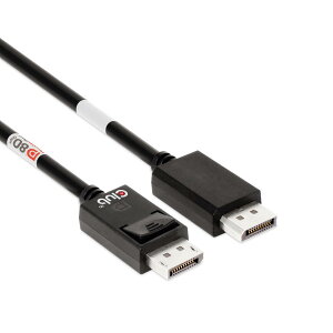 Club3D DisplayPort 2.1 o VESA DP80 F 80Gbps 4K120Hz / 8K60Hz / 10K60Hz Male/Male 1.2m fBXvC P[u (CAC-1091)