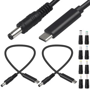 Xiatiaosann USB CDCdP[uA9V 3A Type-CvODC 5.5 x 2.1mmIX[dP[uAUSB C͂DCo͓dR[hAX^WIpAOpADCRo[^A_v^ti3FTA2pcsj