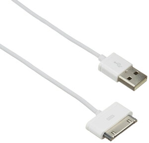 ���W�e�b�N 30�s�� DOCK�P�[�u�� USB�P�[�u�� iPhone4/4S/iPad/iPod�Ή� 1.0m �z���C�g LHC-UADH10WH