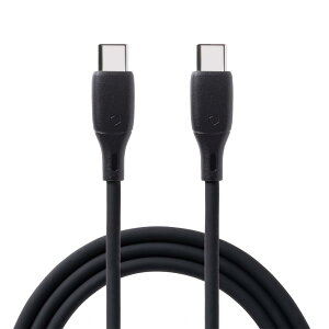 iFace Type-C to Type-C P[u 1.2m Xg[g (ubN)y }[d 3A ݂ɂ USB-C & USB-C [dP[u VRf ACtFCX P[u^Ct iPhone15 iPhone16 Galaxy iPad MacBook Pro e@