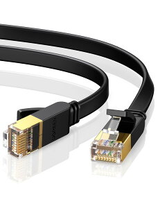 UGREEN LANケーブル カテゴリー7 10M RJ45 コネクタ ギガビット10Gbps/600MHz CAT7準拠 イーサネットケーブル STP 爪折れ防止 シールド モデム ルータ PS5 PS4 Xbox等に対応