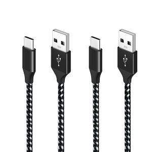 SLEIJAOOE USB Type C P[u 1m (2{Zbg) PS5 [d Switch Rg[[ [dR[h QC3.0 }[d f[^] X}[gtHE^ubgEQ[@USB C @Ή(ubN)