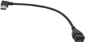 I[fBIt@ USBP[u  USB3.2 Gen1 5Gbps L USB-A IX - USB-A X USB3.0 USB3.1 Ή L^D USBP[u ubN 20cm