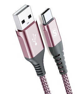 USB Type C ケーブル【3M/1本セット】Sweguard USB-C & USB-A 3.1A USB C ケーブル【QC3.0対応急速充電】タイプc 充電ケーブルiPhone 16/iPhone 15 Pro MAX,iPad Pro,Samsung Galaxy S25/S24/S23,Sony,Xiaomi,Huawei,Pixel,usb type-c機器
