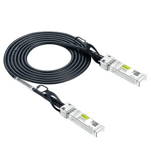 10Gtek 10G SFP+ P[u, SFP+ DAC TwinaxP[u, Cisco SFP-H10GB-CU2MA MerakiAUbiquiti UniFiAMikrotikAIntelAFortinetA NetgearAAristaAD-LinkASupermicroATP-LinkȂǌ݊, 2m