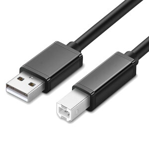 USB v^[P[u 3m USB2.0 Type B P[u Canon/Epson/Brother/HPȂǂ̃v,XLi[,sAm,DAC ɑΉ ̂قUSB(B^Cv)@ (PVCf-ubN)