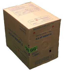 ���{�����@Cat6�@LAN�P�[�u���i300m�����j�@NSGDT6 0.5mm-4P �ᑐ