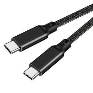 USB-C & USB-C P[u 0.3m LpoieJuny100W PDΉ/USB 3.2 Gen 2x2-20Gbpsf[^]zPD3.0/QC3.0[d 4K/60Hz fo͒ϋviC҂ ^CvC USB Type C P[u X}[gtH/^ubg/Q[