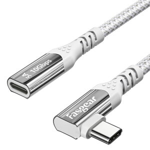 Fasgear USB CP[u 3tB[g 10Gbps USB 3.2 Type C IX-XR[h 100W [dThunderbolt 4GNXe_[ iCґg PSVR2/MacBook/iPad Pro 4/PS5Rg[[Ή O[