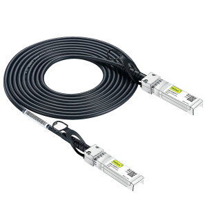 10Gtek 10G SFP+ P[u, SFP+ DAC TwinaxP[u, Cisco SFP-H10GB-CU3MA MerakiAUbiquiti UniFiAMikrotikAFortinetA NetgearAD-LinkASupermicroATP-LinkȂǌ݊, 3m