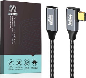 USB-C & USB-C P[u L 1M Type-c  USB3.1 Gen2(10Gbps) 100W PD}[d f[^] ϋviC ^Cvc R[h Type-c@Ή (1M)