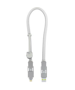 Rolling Square inCharge XL 6in1 �}���`�[�d�P�[�u�� 100W�̍����[�d���\�ȃ|�[�^�u��USB�P�[�u�� 0.3m ��