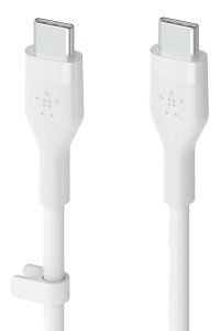 Belkin USB-C to USB-C VR P[u iPhone 15 / MacBook/iPad mini/iPad Pro/iPad Air/Galaxy/AndroidX}[gtHΉ }[d PDΉ ϋv 1[g zCg BOOST CHARGEFlex CAB009bt1MWH