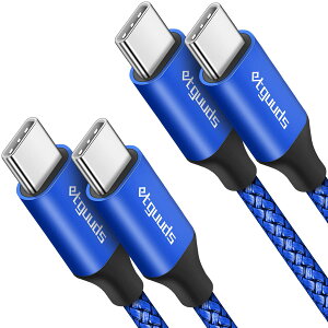 etguuds USB C to C P[uy1.8m 2{z^Cvc P[u PDΉ 60W/}[d USBC to USBC P[u MacBook ProAiPad Pro/AirAGalaxy S24 S23 S23 Ultra S23+ S21 S20 S10 S9 A53 M23 5GAPixelUSB-C@Ή