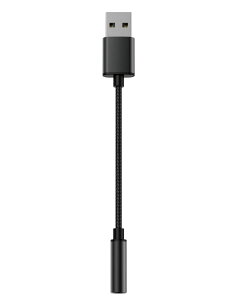 GUROYI USB I[fBI ϊA_v^ - USB to 3.5mmCz/}CNϊP[u - USBOtTEhJ[h - DAC`bv - 24bit/96kHznC]Ή - 4 TRRS - PS4ȂǂɑΉ - Windows/Mac OS/PS4/PS5/Lin