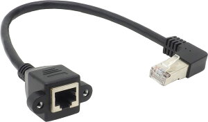 I[fBIt@ LANϊP[u RJ45 Cat6 L^ L^C RJ45 (IX) - RJ45 (X)C[Tlbg A_v^ L^ϊ  30cm ubN