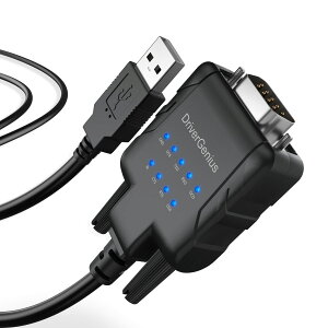DriverGenius 1|[gYƗp USB - RS232 VA ϊA_v^ - 9 x f[^Ď LED t (USB232A-E-A/SerialϊP[u/IX- IX | Windows 11AmacOS 15Ή)