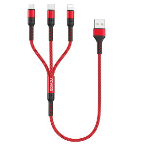RAVIAD 3in1 [dP[u Z 0.5M USB P[u 3A }[d 3C1 [dR[h USB Type C P[u Micro USB P[u Phone [dP[u 3䓯d\ Phone Android ^CvC Phone 14 13 12 Galaxy S23 S22 21 S
