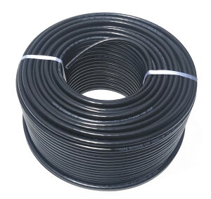 100M CAT6 屋外高耐久 LANケーブル 屋外用 自作用 カテゴリー6 PE(ポリエチレン) 2重被覆 専用ピン付 屋外仕様 PoE対応 屋外対応 紫外線 難燃性 耐候性 高耐久 耐水 アウトドア ランケーブル (コ