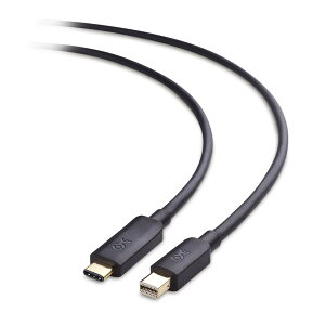 Cable Matters USB C Mini DisplayPort �ϊ��P�[�u�� 4K��60Hz 1.8m �P���� USB-C Mini DisplayPort�P�[�u�� (USB C Mini DP �ϊ��P�[�u��) USB C����Thunderblot 3�X�g���[�W�A�n�[�h�h���C�u�A�I�[�f�B�I�f�o�C�X�ɔ��