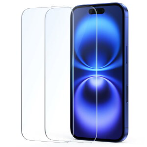 LK ΉiPhone 15/iPhone 16 KXtB iPhone 15/iPhone 16pKXیtB ߗ 9Hdx CAȂ wh~ h~ ACtH16/ACtH15i6.1C`j