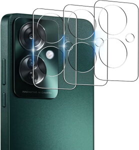 【 レンズフィルム(3枚入)】 対応 OPPO Reno11 A レンズ保護フィルム(3枚入)【 国産旭硝子素材 レンズフィルム 】 オッポリノリノ11 A カメラ保護フィルム 【 3D Touch対応 貼り付け簡単 気泡