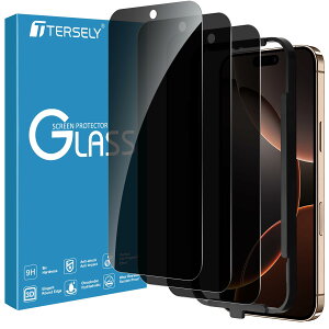 [3-Pack] T Tersely for iphone 16 Pro tB `h~ KXtB KX XN[veN^[ dx9H Uh~ Rۍp t Sʕی x Ռz  \tȒP w