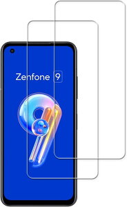 �y2���Z�b�g�zKPNS ���{�f�ސ� �����K���X ASUS ZenFone 9 AI2202 �p �K���X�t�B���� �����K���X �J�o�[ �ی�t�B����
