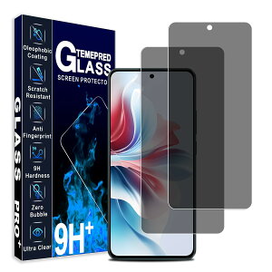 対応 OPPO Reno11 A ガラスフィルム 覗き見防止 【2枚セット-国産旭硝子素材】oppo reno11 a フィルム オッポ reno 11a 保護フィルム 液晶 超薄 硬度9H 横から見えない 強化ガラス 飛散防止 気泡ゼロ 指