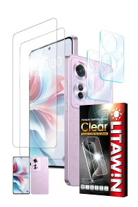 リタウィン OPPO Reno11 A 用 ガラスフィルム CPH2603 用 2枚 カメラフィルム 強化ガラス 気泡レス 保護フィルム フィルム 液晶保護フィルム